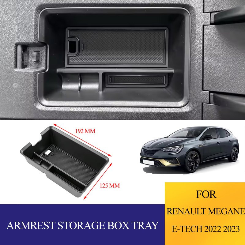 Tech Accessories Shop - ABS Car Armrest Storage Box Tray