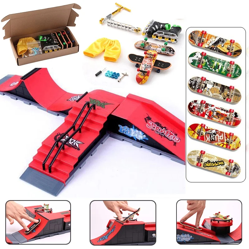 6-In-1 Finger Skateboards DIY  - Tech Deck Accessories review and price