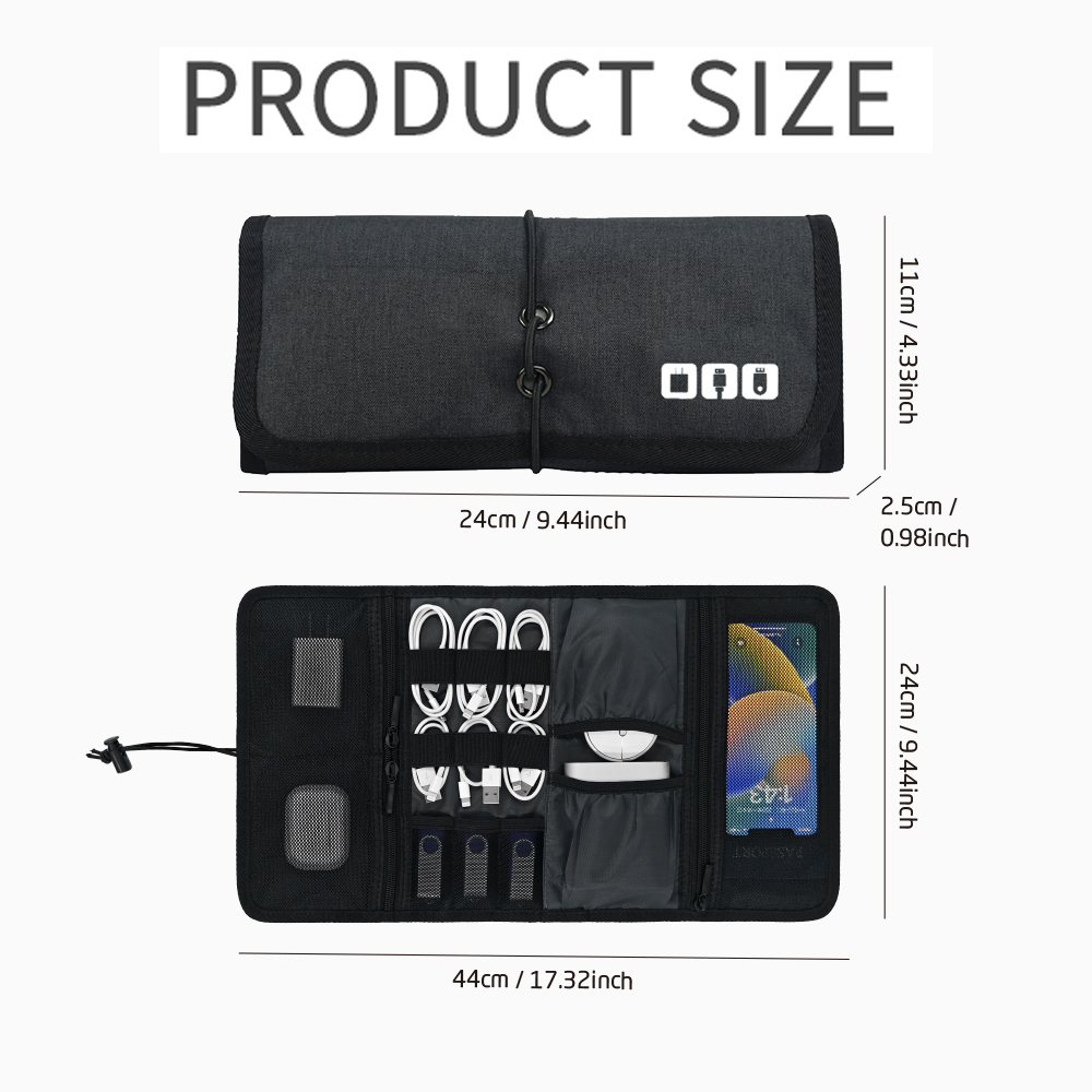 Tech Organizer Bag Cable Stora - Tech Accessories Shop review and price