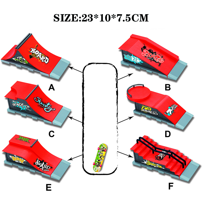 6 In 1 Finger Skateboards DIY  - Tech Deck Accessories review and price